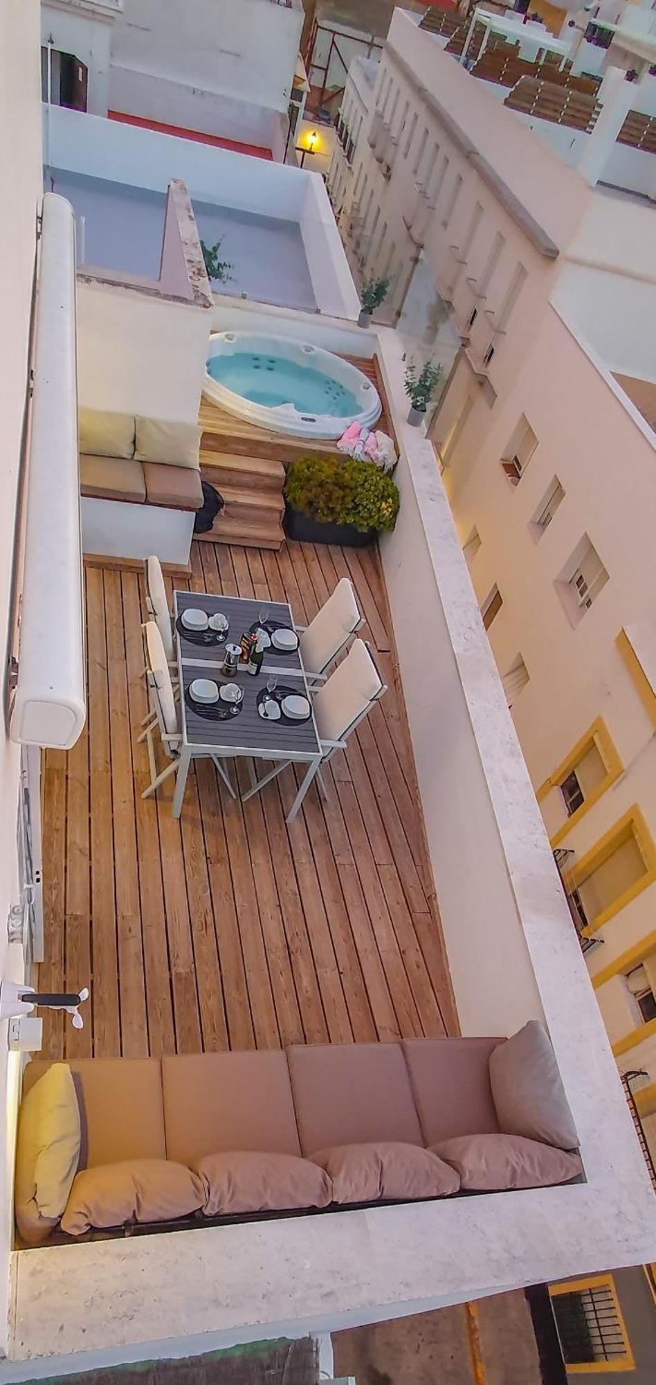 Apartamento Penthouse With Jacuzzi, And Garaje Grupo Ac Gestion Cádiz Exterior foto