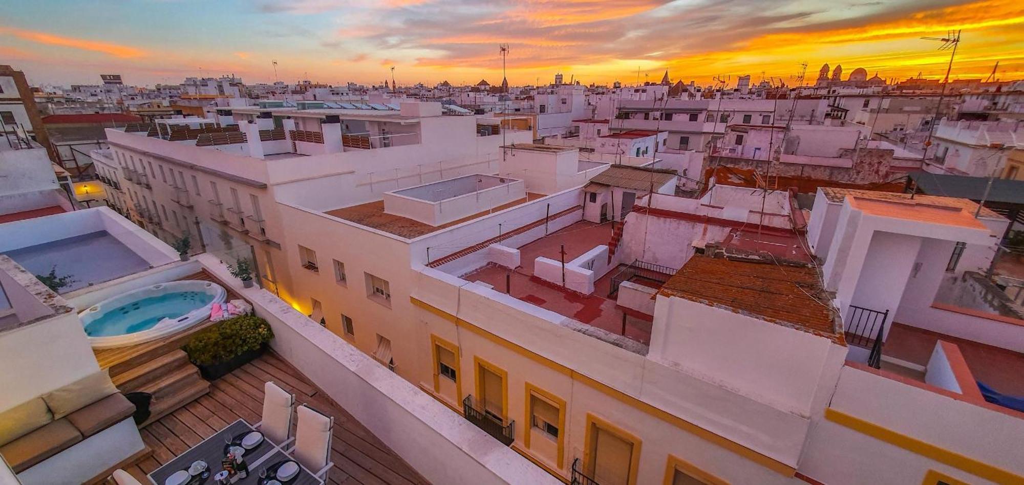 Apartamento Penthouse With Jacuzzi, And Garaje Grupo Ac Gestion Cádiz Exterior foto